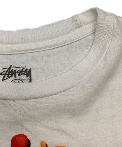 stussy（ステューシー）stussy (ステューシー) stussy　タワレコ　半袖カットソー ホワイト サイズ:Mの古着・服飾アイテム