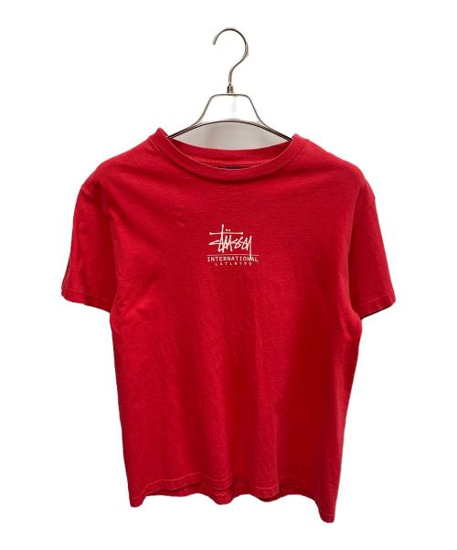 stussy（ステューシー）stussy (ステューシー) stussy　レッド　internatrional 2000　半袖カットソー レッド サイズ:SIZE Mの古着・服飾アイテム