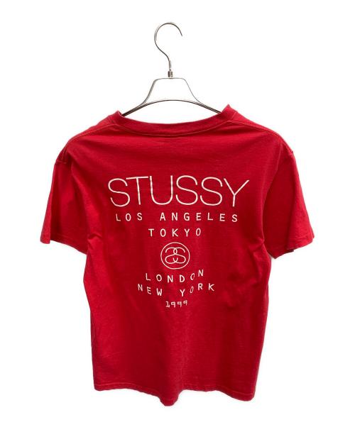stussy（ステューシー）stussy (ステューシー) stussy　レッド　internatrional 2000　半袖カットソー レッド サイズ:SIZE Mの古着・服飾アイテム
