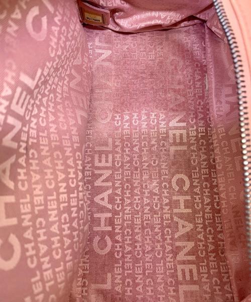 CHANEL（シャネル）CHANEL (シャネル) CHANEL　チョコバー　ピンク　ハンドバッグ ピンクの古着・服飾アイテム