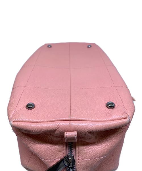 CHANEL（シャネル）CHANEL (シャネル) CHANEL　チョコバー　ピンク　ハンドバッグ ピンクの古着・服飾アイテム