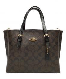 COACH（コーチ）の古着「COACH　2WAYバッグ」｜ブラウン