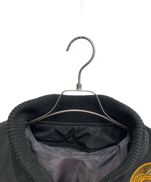 VANSON（バンソン）VANSON (バンソン) VANSON　ブラック　MA-1ジャケット ブラック サイズ:SIZE Lの古着・服飾アイテム