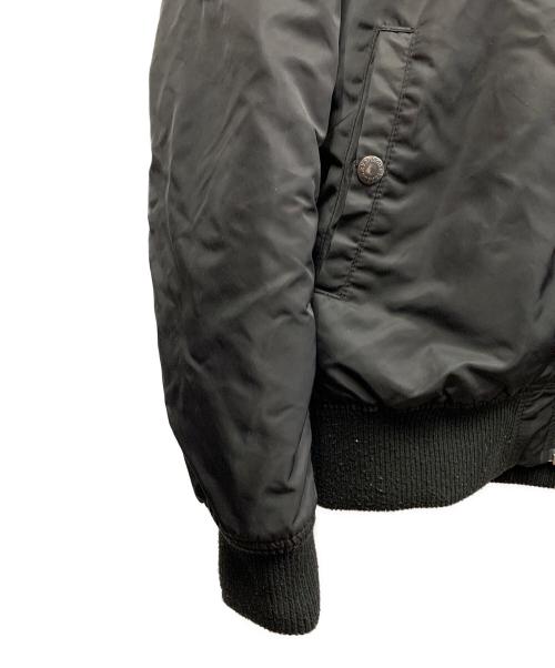 VANSON（バンソン）VANSON (バンソン) VANSON　ブラック　MA-1ジャケット ブラック サイズ:SIZE Lの古着・服飾アイテム