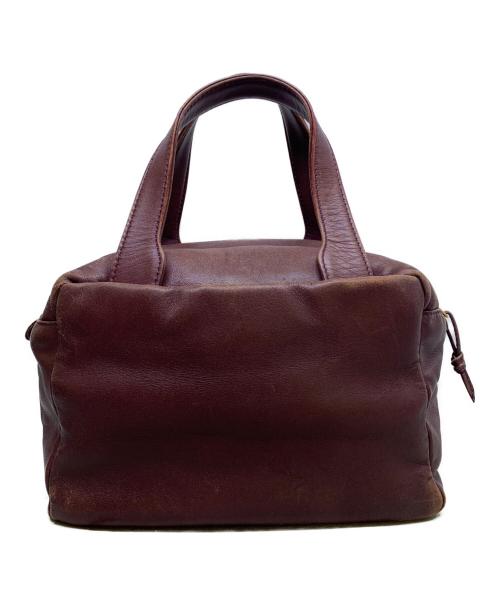 LOEWE（ロエベ）LOEWE (ロエベ) アナグラム　ハンドバッグ ボルドーの古着・服飾アイテム