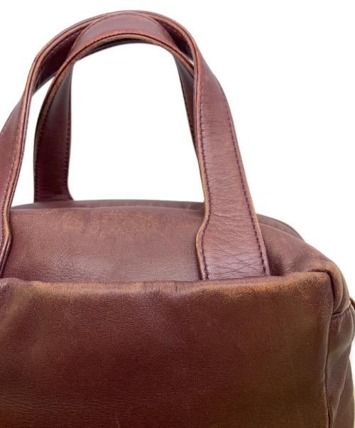 LOEWE（ロエベ）LOEWE (ロエベ) アナグラム　ハンドバッグ ボルドーの古着・服飾アイテム