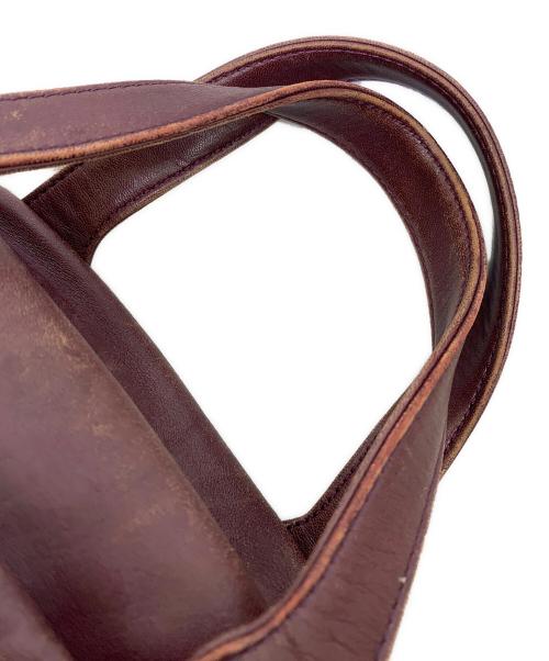 LOEWE（ロエベ）LOEWE (ロエベ) アナグラム　ハンドバッグ ボルドーの古着・服飾アイテム