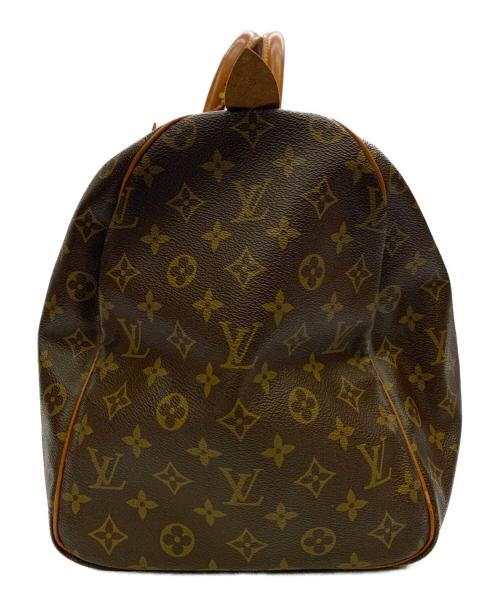 LOUIS VUITTON（ルイ ヴィトン）LOUIS VUITTON (ルイ ヴィトン) モノグラム　キーポル50　トラベルバッグ ブラウンの古着・服飾アイテム