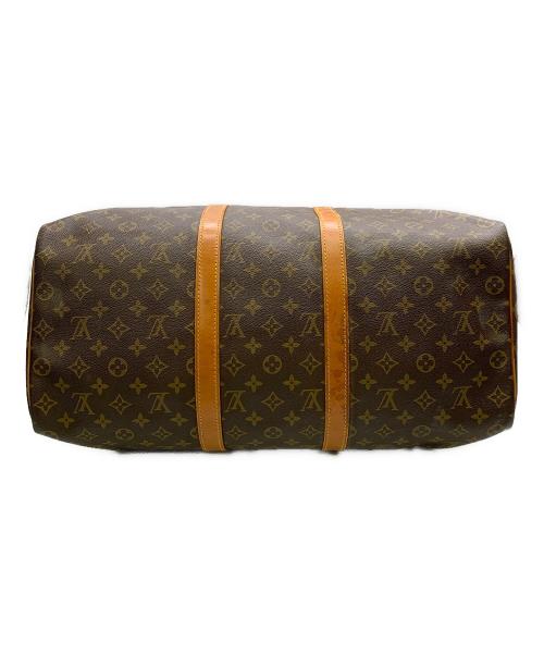 LOUIS VUITTON（ルイ ヴィトン）LOUIS VUITTON (ルイ ヴィトン) モノグラム　キーポル50　トラベルバッグ ブラウンの古着・服飾アイテム
