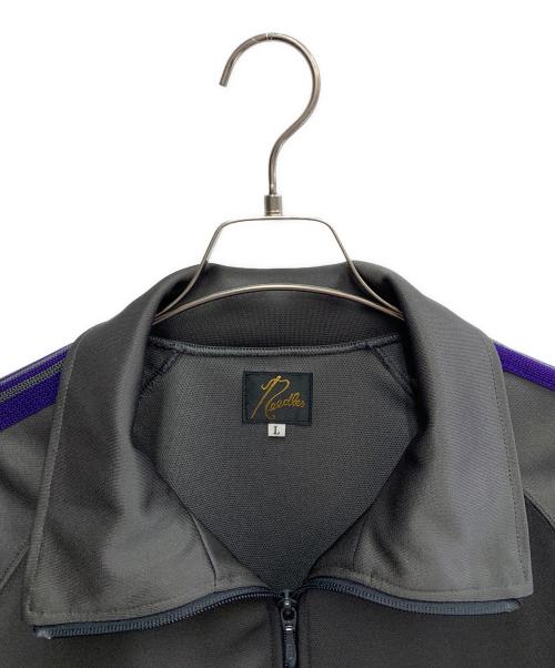 Needles（ニードルズ）Needles (ニードルズ) Needles　グレー×パープル　トラックジャケット グレー×パープル サイズ:SIZE Lの古着・服飾アイテム