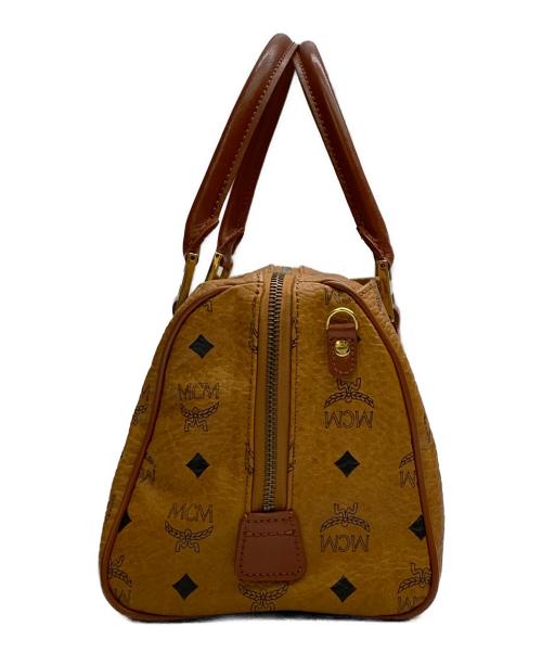 MCM（エムシーエム）MCM (エムシーエム) MCM　ヴィセトス　ブラウン　2WAYミニボストンバッグ ブラウンの古着・服飾アイテム