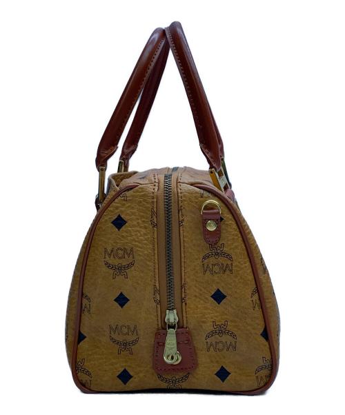 MCM（エムシーエム）MCM (エムシーエム) MCM　ヴィセトス　ブラウン　2WAYミニボストンバッグ ブラウンの古着・服飾アイテム