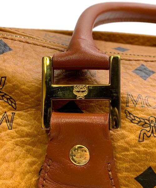 MCM（エムシーエム）MCM (エムシーエム) MCM　ヴィセトス　ブラウン　2WAYミニボストンバッグ ブラウンの古着・服飾アイテム