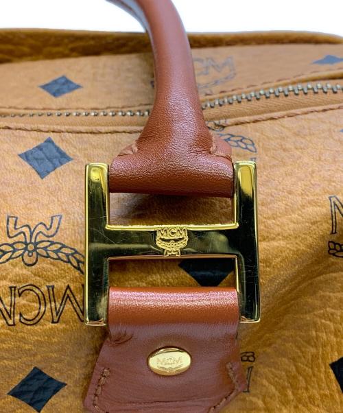 MCM（エムシーエム）MCM (エムシーエム) MCM　ヴィセトス　ブラウン　2WAYミニボストンバッグ ブラウンの古着・服飾アイテム