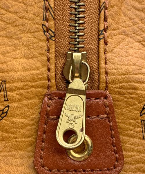 MCM（エムシーエム）MCM (エムシーエム) MCM　ヴィセトス　ブラウン　2WAYミニボストンバッグ ブラウンの古着・服飾アイテム