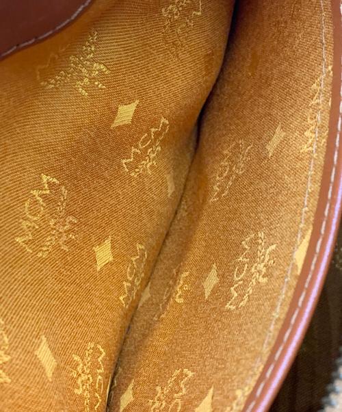 MCM（エムシーエム）MCM (エムシーエム) MCM　ヴィセトス　ブラウン　2WAYミニボストンバッグ ブラウンの古着・服飾アイテム