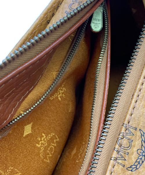 MCM（エムシーエム）MCM (エムシーエム) MCM　ヴィセトス　ブラウン　2WAYミニボストンバッグ ブラウンの古着・服飾アイテム