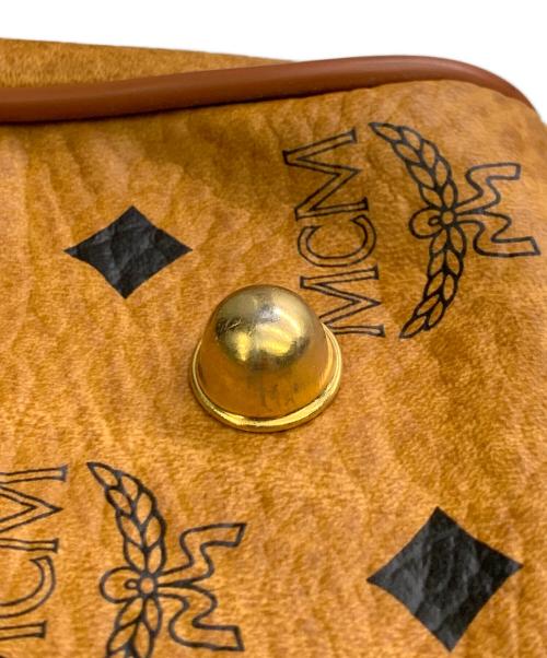MCM（エムシーエム）MCM (エムシーエム) MCM　ヴィセトス　ブラウン　2WAYミニボストンバッグ ブラウンの古着・服飾アイテム