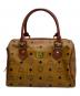 MCM（エムシーエム）の古着「MCM　ヴィセトス　ブラウン　2WAYミニボストンバッグ」｜ブラウン