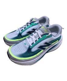 NEW BALANCE×ATMOS（ニューバランス×アトモス）の古着「NEW BALANCE　atmos　ホワイト×グリーン　ELLIPSE V1　スニーカー」｜ホワイト×グリーン