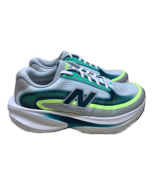NEW BALANCE（ニューバランス）NEW BALANCE (ニューバランス) ATMOS (アトモス) NEW BALANCE　atmos　ホワイト×グリーン　ELLIPSE V1　スニーカー ホワイト×グリーン サイズ:SIZE 26cmの古着・服飾アイテム