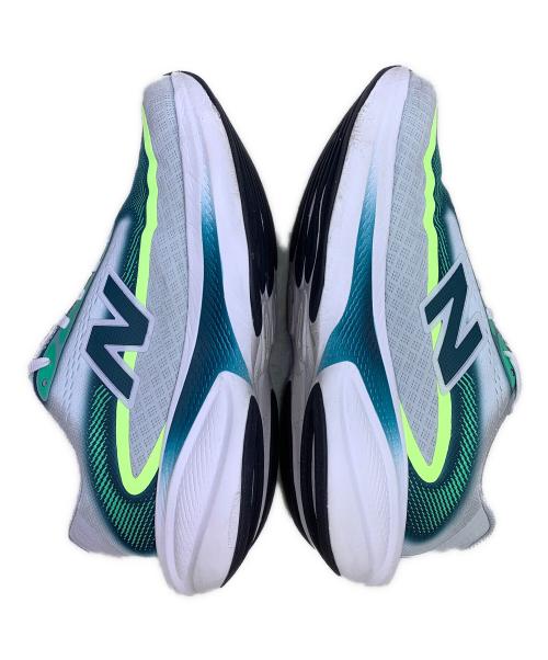 NEW BALANCE（ニューバランス）NEW BALANCE (ニューバランス) ATMOS (アトモス) NEW BALANCE　atmos　ホワイト×グリーン　ELLIPSE V1　スニーカー ホワイト×グリーン サイズ:SIZE 26cmの古着・服飾アイテム