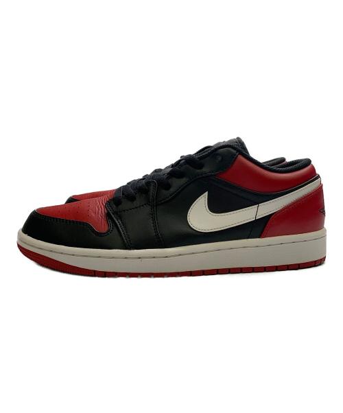 NIKE（ナイキ）NIKE (ナイキ) NIKE　レッド×ブラック　AIR JORDAN1 LOW　スニーカー レッド×ブラック サイズ:SIZE 27.5cmの古着・服飾アイテム