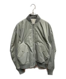 AK+1（エーケーワン）の古着「リバーシブルMA-1ジャケット」｜グレー