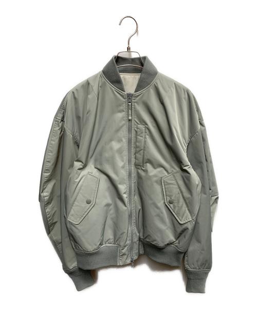 AK+1（エーケーワン）AK+1 (エーケーワン) リバーシブルMA-1ジャケット グレー サイズ:36の古着・服飾アイテム