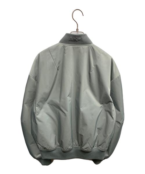 AK+1（エーケーワン）AK+1 (エーケーワン) リバーシブルMA-1ジャケット グレー サイズ:36の古着・服飾アイテム