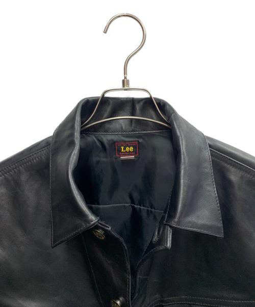 LEE（リー）LEE (リー) RIDERS JACKET LEATHER ブラック サイズ:44の古着・服飾アイテム