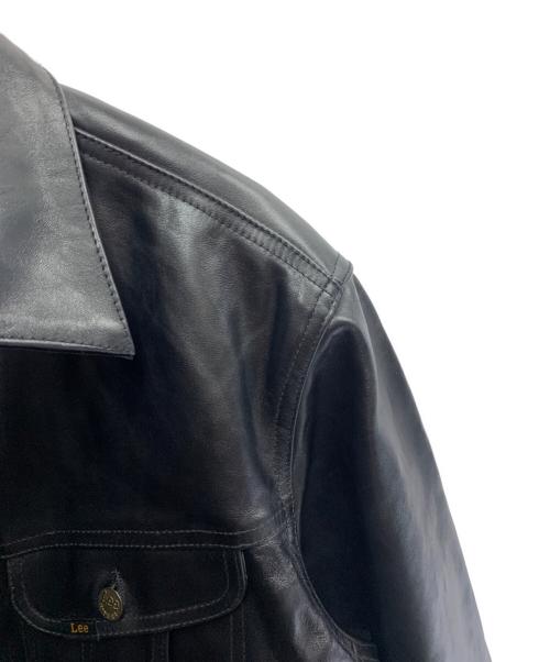 LEE（リー）LEE (リー) RIDERS JACKET LEATHER ブラック サイズ:44の古着・服飾アイテム