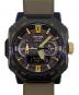 CASIO（カシオ）の古着「プロトレック　電波ソーラー　デジアナウォッチ」｜ゴールド×ブラック