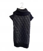 MONCLERモンクレール）の古着「MONCLER キルティングワンピース」｜ブラック