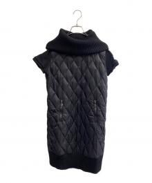 MONCLER（モンクレール）の古着「MONCLER キルティングワンピース」｜ブラック