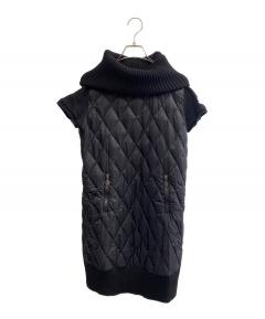 中古・古着通販】MONCLER (モンクレール) 半袖ポロワンピース ホワイト