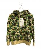 A BATHING APEアベイシングエイプ）の古着「A BATHING APE　パーカー」｜オリーブ