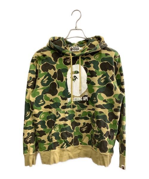 A BATHING APE（アベイシングエイプ）A BATHING APE (アベイシングエイプ) A BATHING APE　パーカー オリーブ サイズ:Mの古着・服飾アイテム