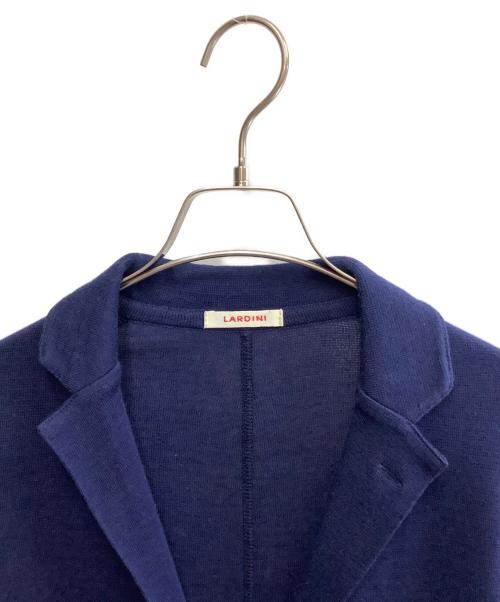 LARDINI（ラルディーニ）LARDINI (ラルディーニ) ニットジャケット ネイビー サイズ:LARDINIの古着・服飾アイテム
