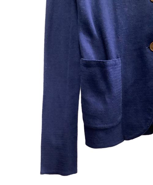 LARDINI（ラルディーニ）LARDINI (ラルディーニ) ニットジャケット ネイビー サイズ:LARDINIの古着・服飾アイテム