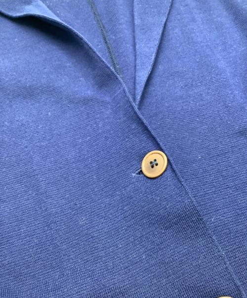 LARDINI（ラルディーニ）LARDINI (ラルディーニ) ニットジャケット ネイビー サイズ:LARDINIの古着・服飾アイテム