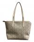 Kate Spade (ケイトスペード) スペードフラワーコーテッドキャンバス トート ベージュ：12000円
