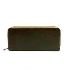 Y2LEATHER（ワイツーレザー）の古着「Y2LEATHER　長財布」｜オリーブ