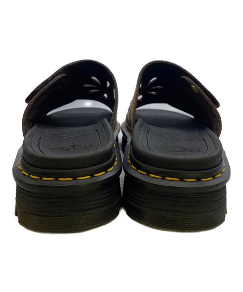 Dr.Martens（ドクターマーチン）Dr.Martens (ドクターマーチン) ZEBZAG SLIDE　サンダル ブラック×ブラウン サイズ:26.5の古着・服飾アイテム