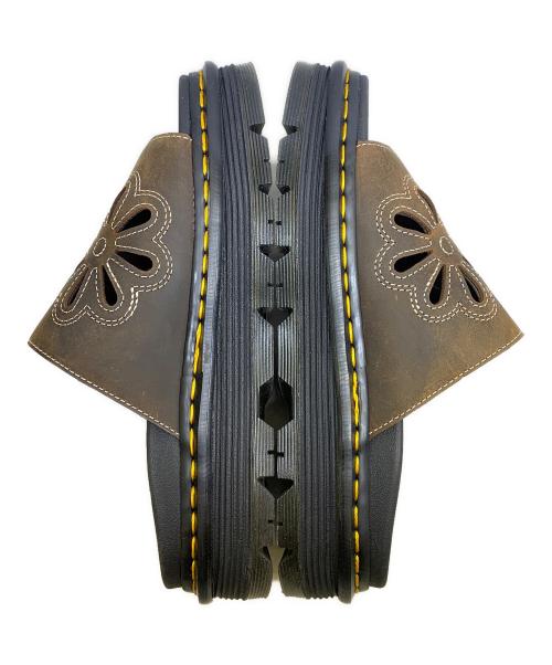 Dr.Martens（ドクターマーチン）Dr.Martens (ドクターマーチン) ZEBZAG SLIDE　サンダル ブラック×ブラウン サイズ:26.5の古着・服飾アイテム