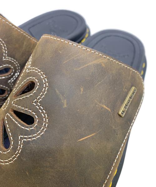 Dr.Martens（ドクターマーチン）Dr.Martens (ドクターマーチン) ZEBZAG SLIDE　サンダル ブラック×ブラウン サイズ:26.5の古着・服飾アイテム