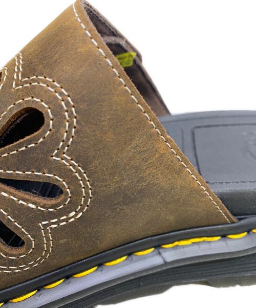Dr.Martens（ドクターマーチン）Dr.Martens (ドクターマーチン) ZEBZAG SLIDE　サンダル ブラック×ブラウン サイズ:26.5の古着・服飾アイテム