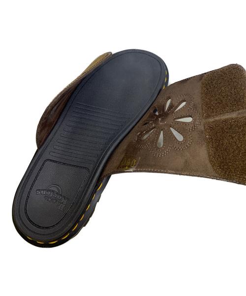 Dr.Martens（ドクターマーチン）Dr.Martens (ドクターマーチン) ZEBZAG SLIDE　サンダル ブラック×ブラウン サイズ:26.5の古着・服飾アイテム