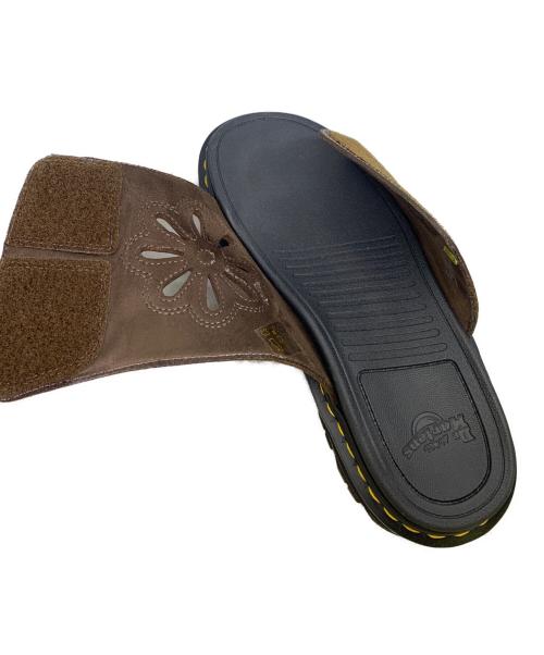 Dr.Martens（ドクターマーチン）Dr.Martens (ドクターマーチン) ZEBZAG SLIDE　サンダル ブラック×ブラウン サイズ:26.5の古着・服飾アイテム