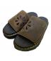 Dr.Martens（ドクターマーチン）の古着「ZEBZAG SLIDE　サンダル」｜ブラック×ブラウン